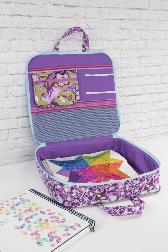 Sew Sweetness Amethyst Project Bag sewing pattern