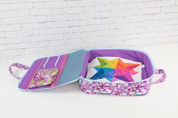 Sew Sweetness Amethyst Project Bag sewing pattern