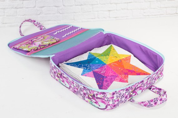 Sew Sweetness Amethyst Project Bag sewing pattern