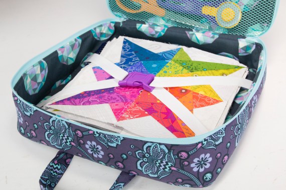 Sew Sweetness Amethyst Project Bag sewing pattern