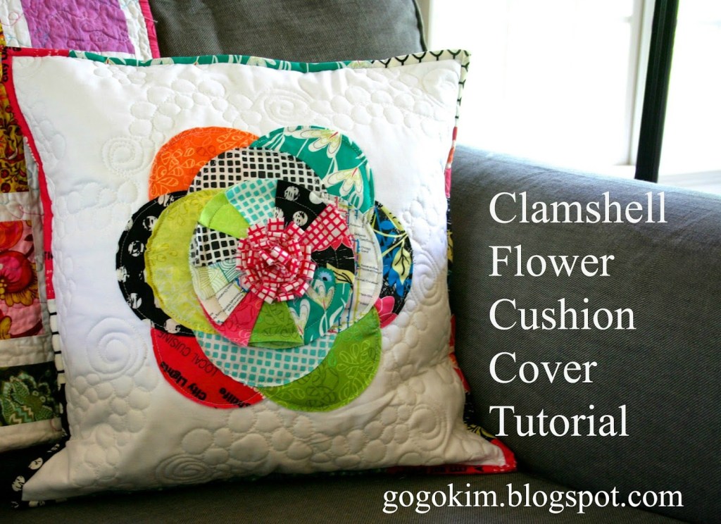 Flower Pillow Tutorial made in Jungle Ave. Fabrics