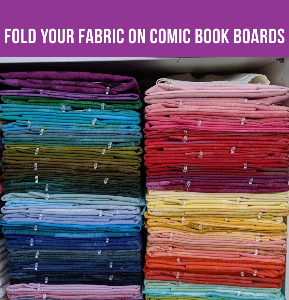 VIDEO: How to Fold your Fabric on Comic Book Boards