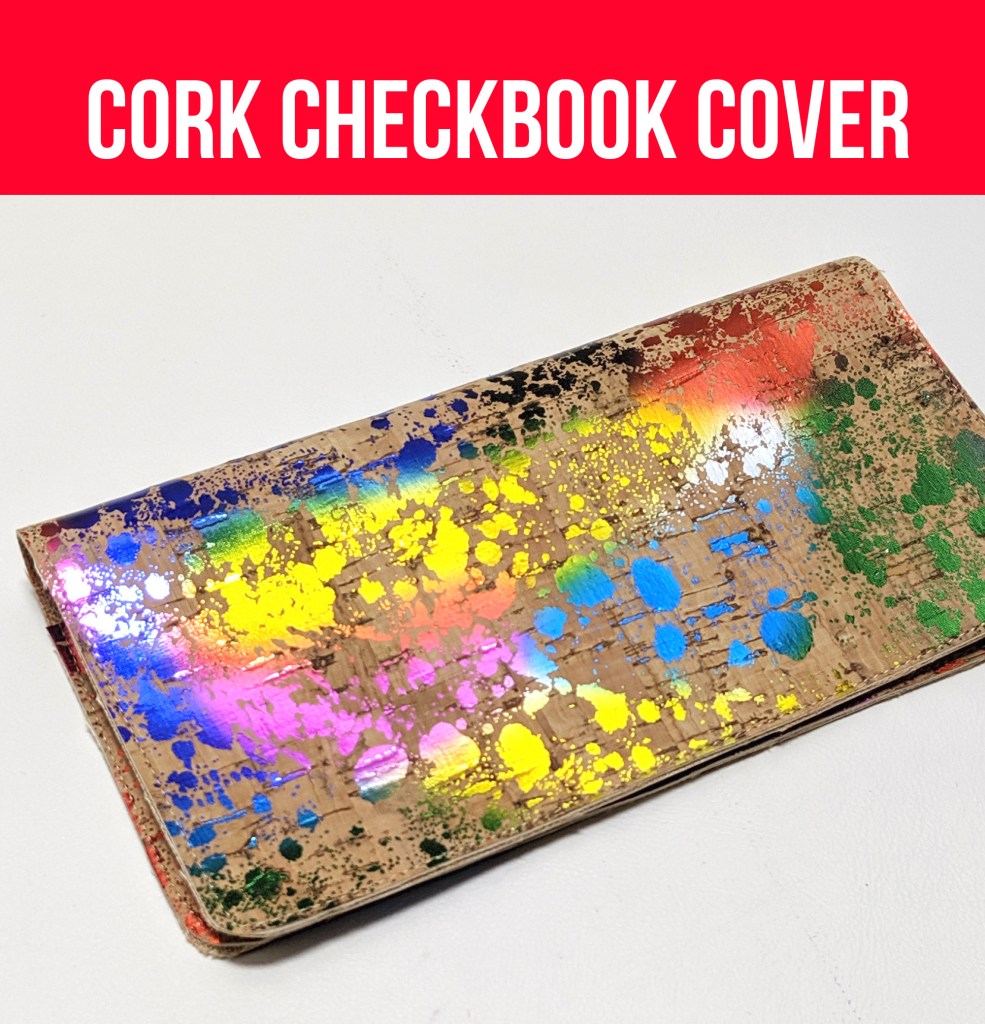 VIDEO: Cork Checkbook Cover