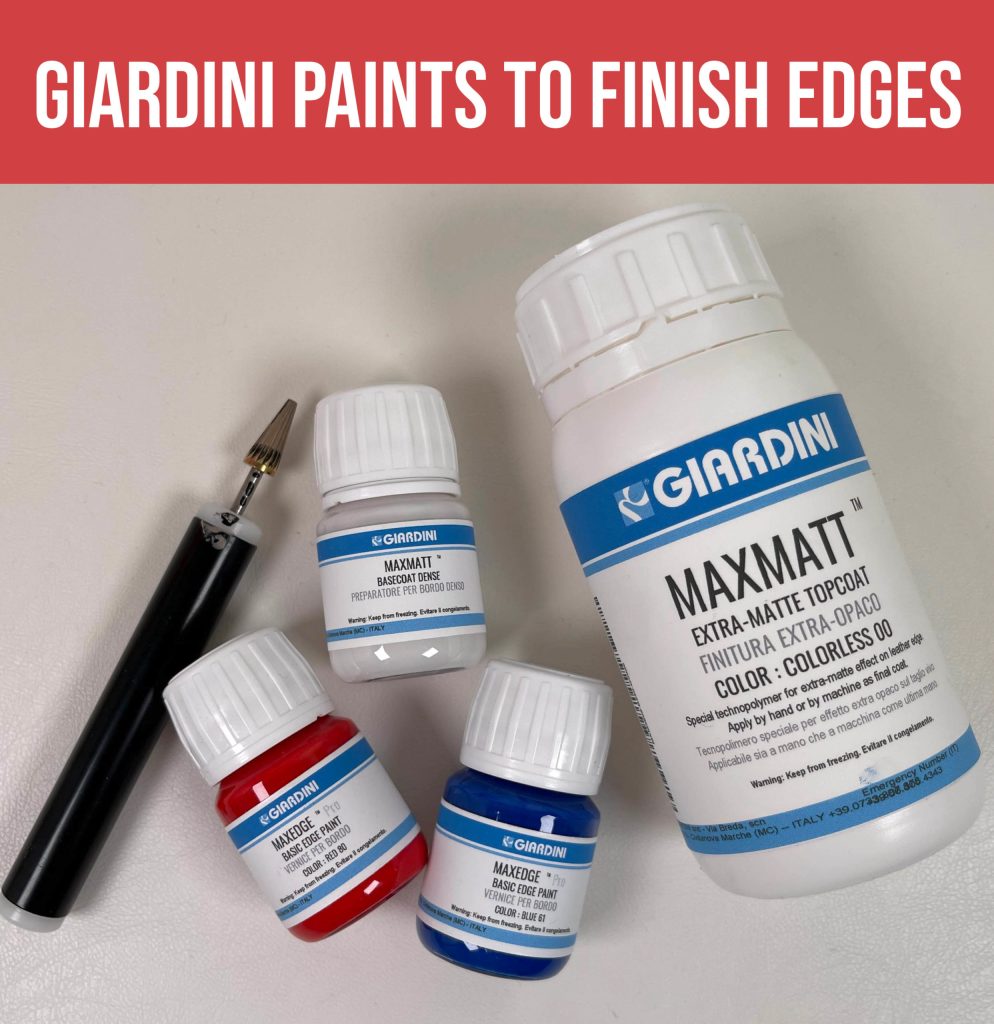 VIDEO: How to Use Giardini Paints for Finishing Edges of Cork, Vinyl, or Leather