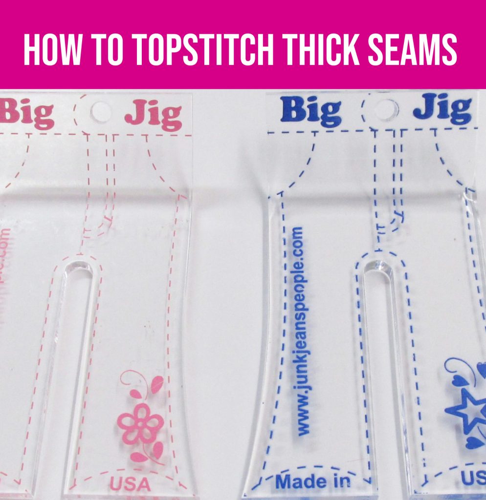 VIDEO: How to Topstitch Thick Seams