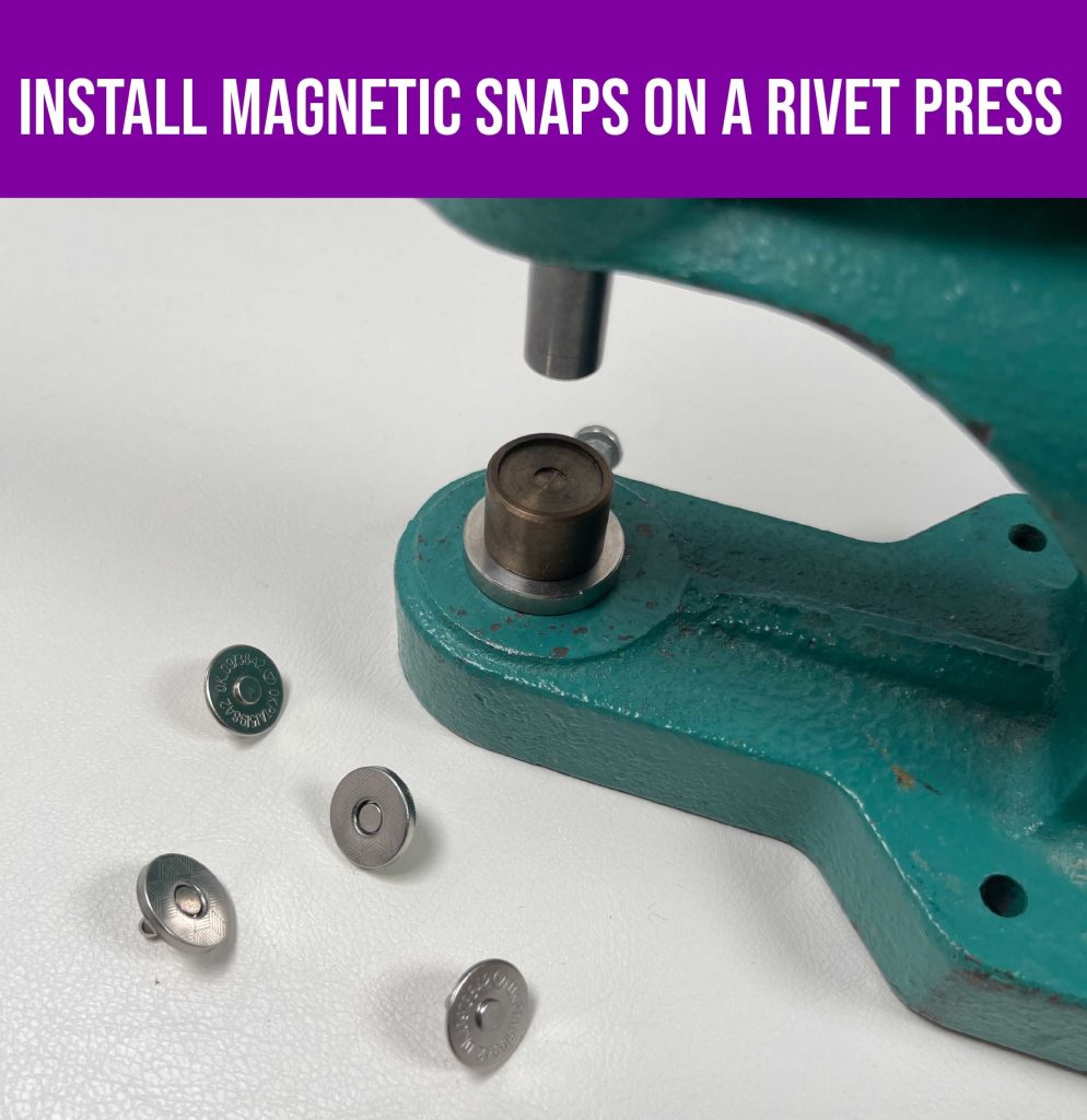 VIDEO: How to Install Magnetic Snaps Using a Rivet Press