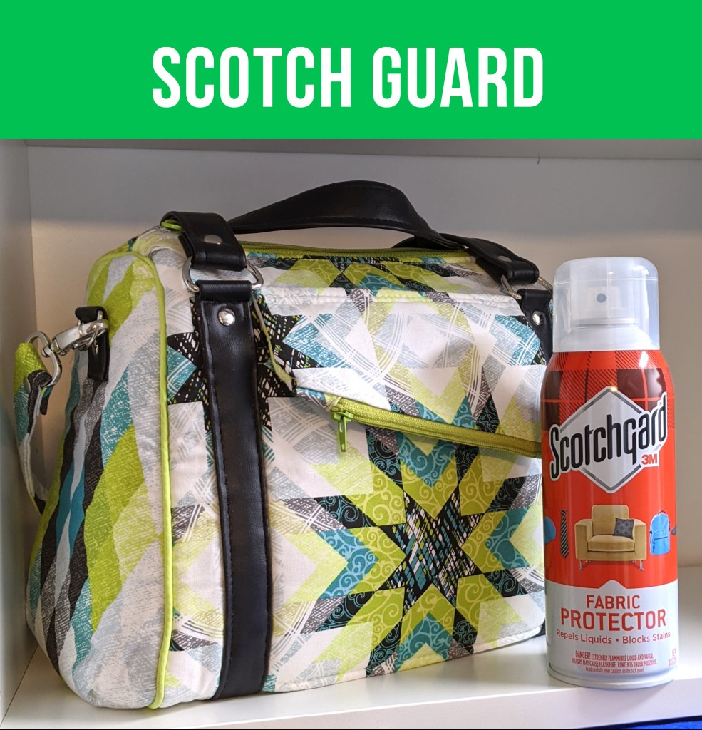 VIDEO: How to Use Scotch Guard to Protect your Finished Bag