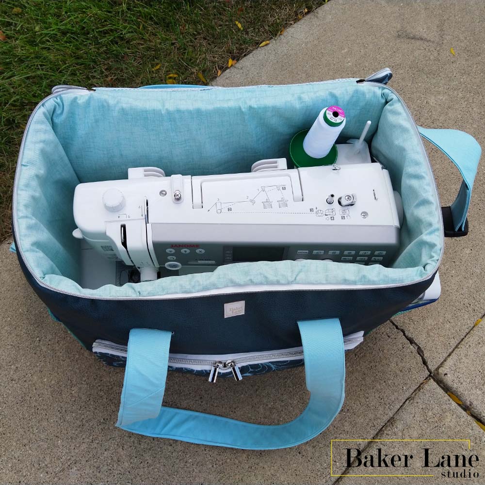 Pattern Hack: How to Make the Sewing Machine Travel Bag Longer