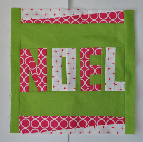 '12 Days of Christmas' Block 8: Noel